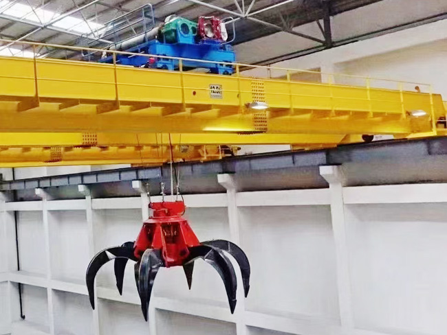 QZ電動雙梁抓斗橋式起重機